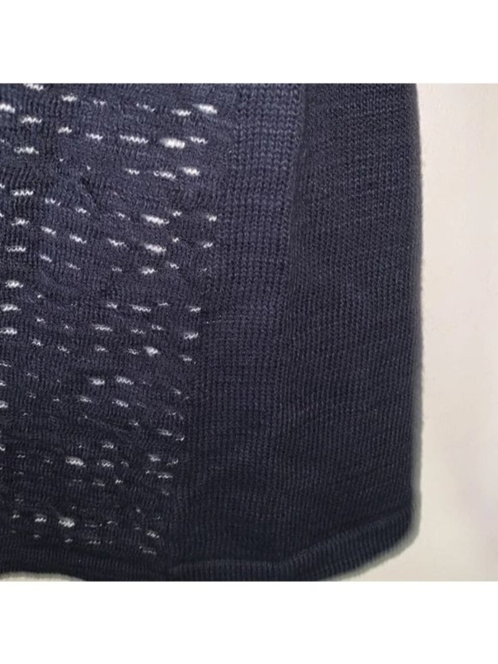 Christopher & Banks Womens Zip-Up Cardigan Sweater Size M Navy - Picture 5 of 10